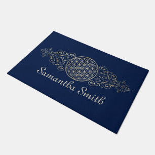 Flower of Life / Blume des Lebens - vintage IX Doormat