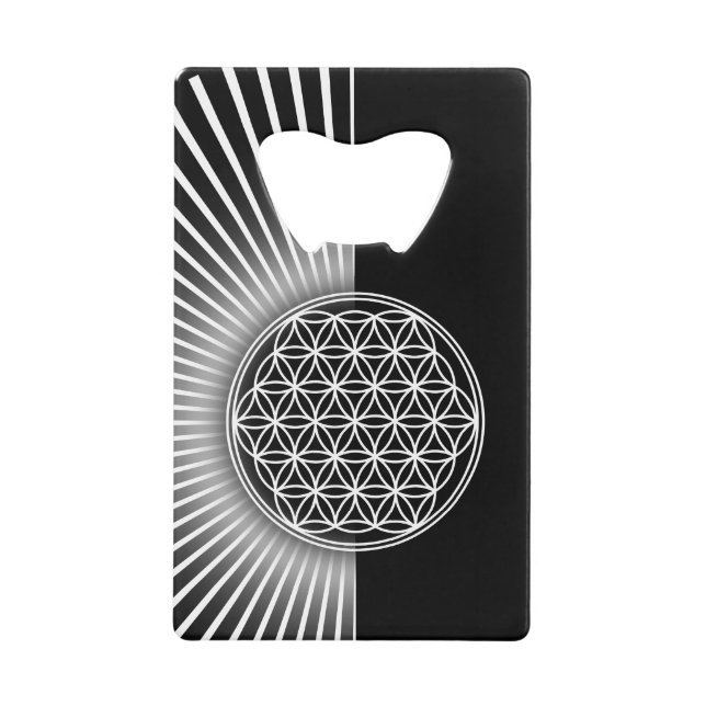 Flower of Life / Blume des Lebens - white flat (Front)