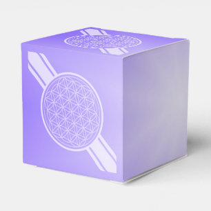 Flower of Life / Blume des Lebens - white transpa. Favour Box