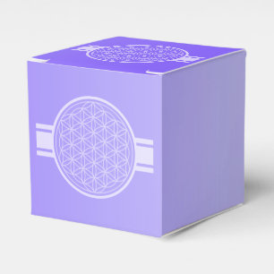 Flower of Life / Blume des Lebens - white transpa. Favour Box