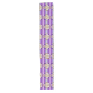 Flower Of Life / Blume des Lebens - Yantra violet Long Table Runner