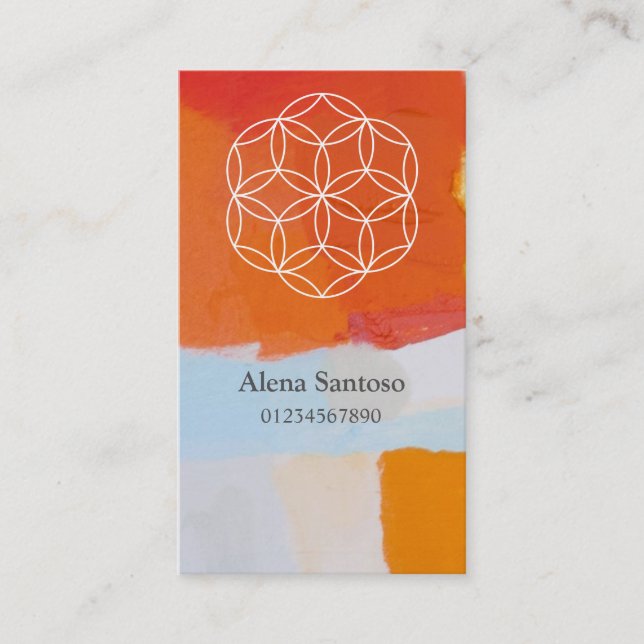 Flower of Life Business Card (Front)