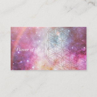 Flower of life business card