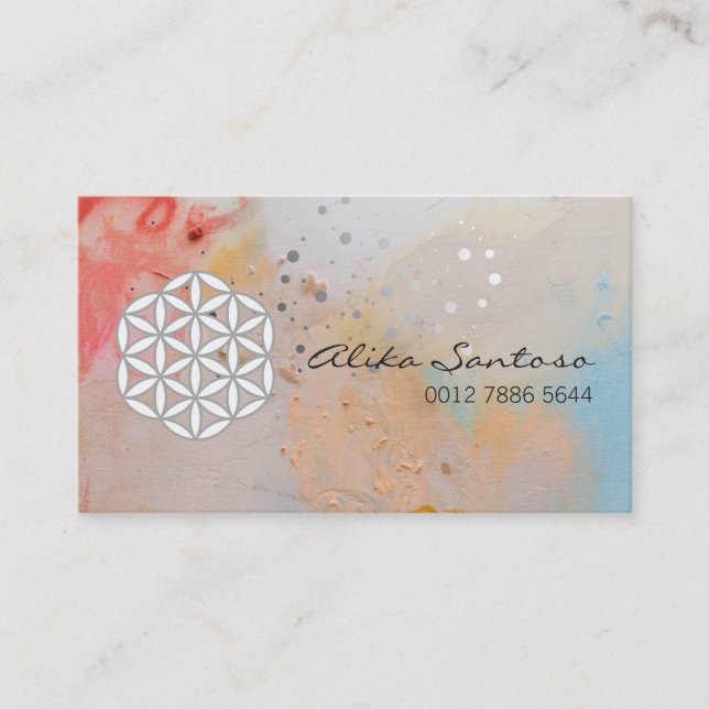 Flower of Life Business Card (Front)