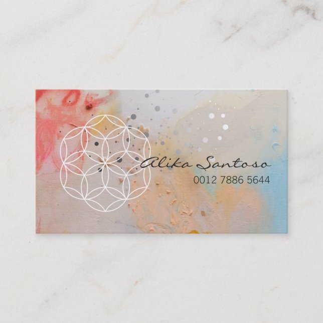 Flower of Life Business Card (Front)