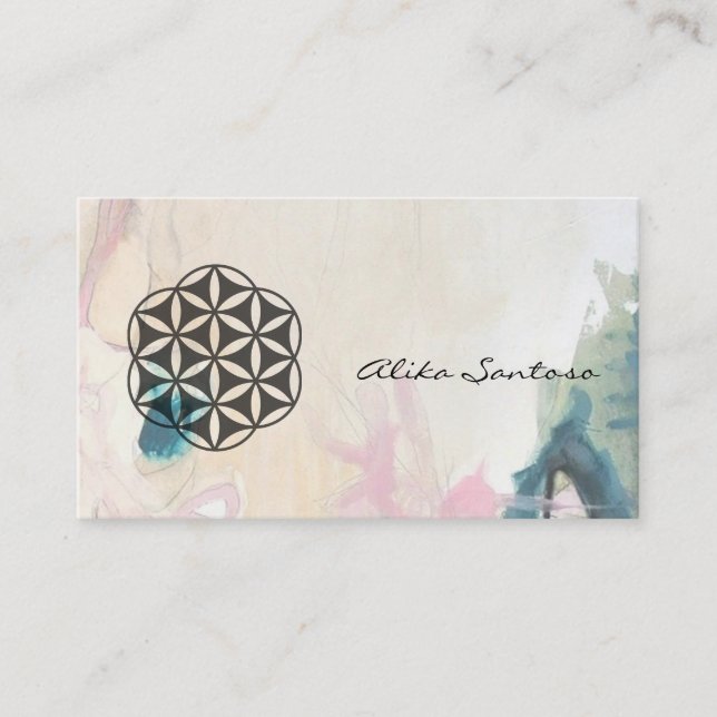 Flower of Life Business Card (Front)