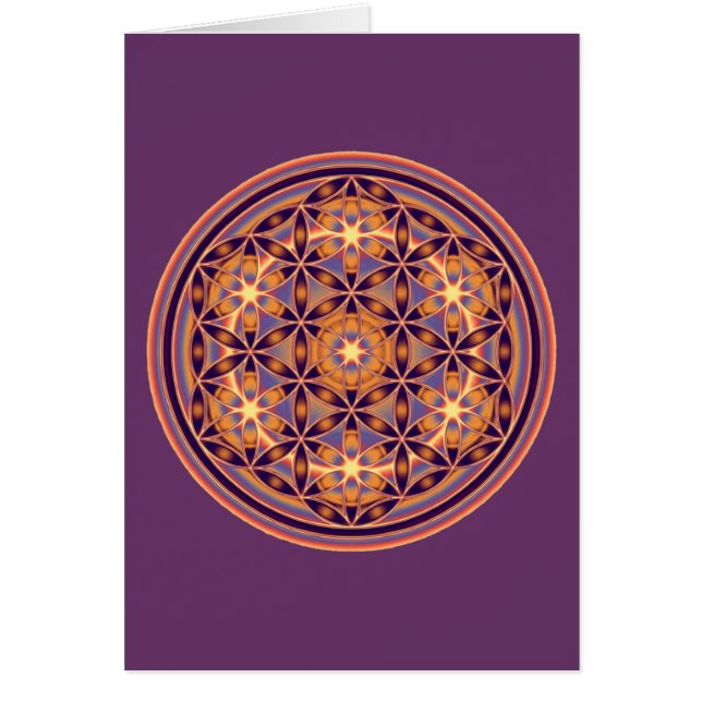 Flower Of Life - Button Style 02 (Front)