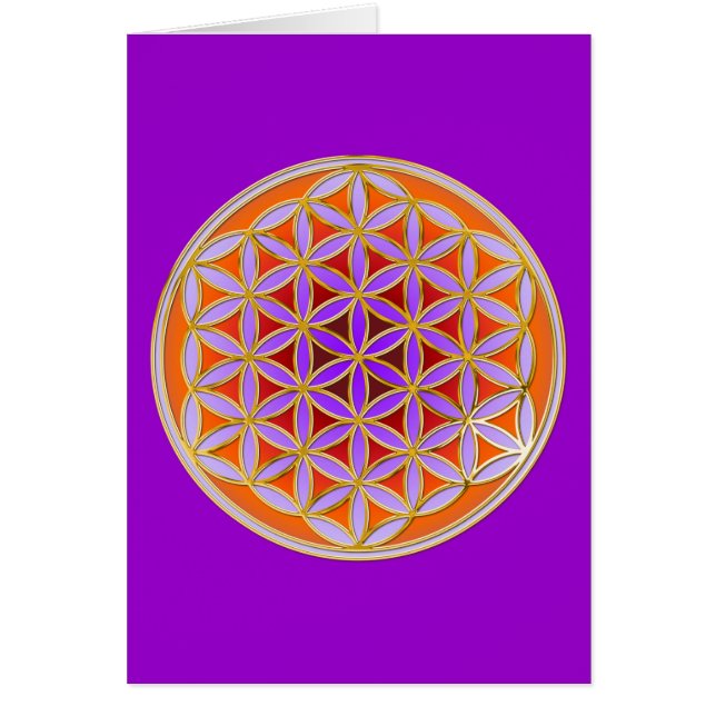 Flower Of Life - Button Style 04 (Front)