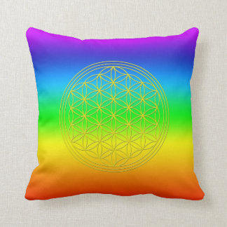 Flower of Life Chakra 2 Cushion