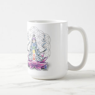 Flower of life, chakra, goddess classic mug