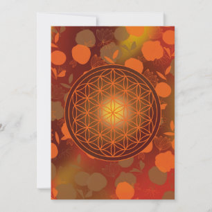 flower of life, chakra,zen,sacred geometric, invitation