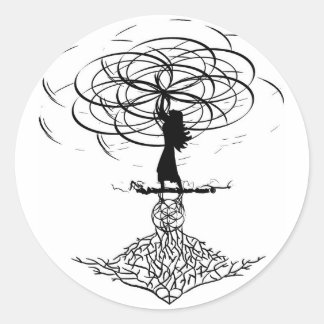 Flower of Life Classic Round Sticker