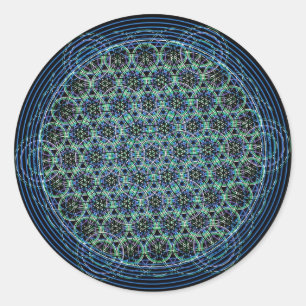 Flower of Life Classic Round Sticker