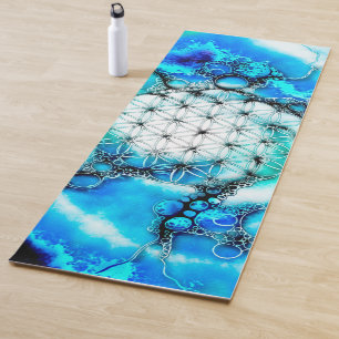 Flower Of Life - Colorfully Ways 2 Yoga Mat