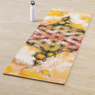 Flower Of Life - Colorfully Ways 4 Yoga Mat