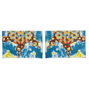 Flower Of Life - Colorfully Ways 5 Pillowcase