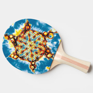 Flower Of Life - Colorfully Ways 5 Ping Pong Paddle