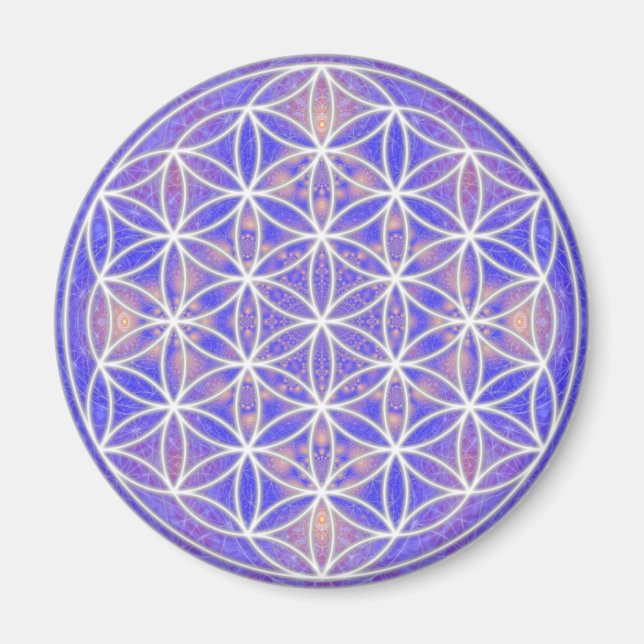 Flower of Life (Colour 3) Magnet (Front)