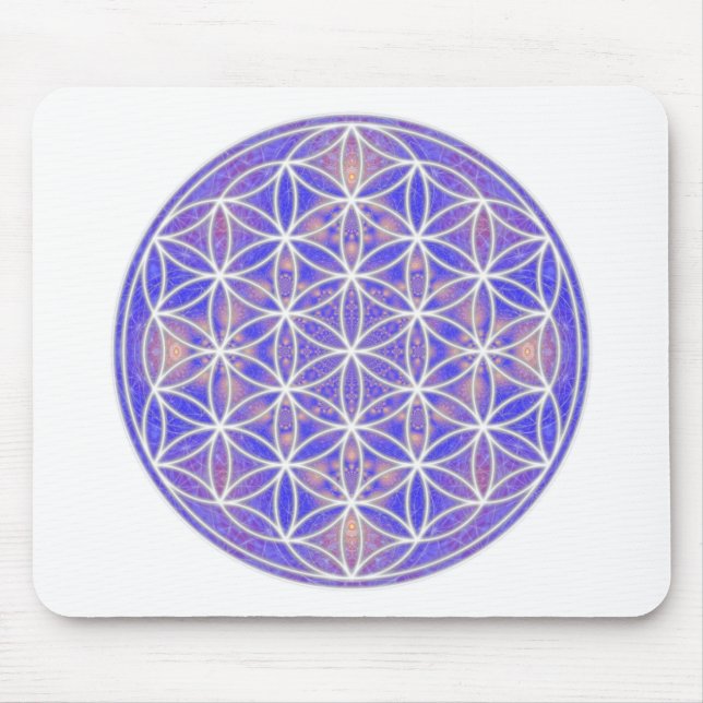 Flower of Life (Colour 3) Mouse Pad (Front)