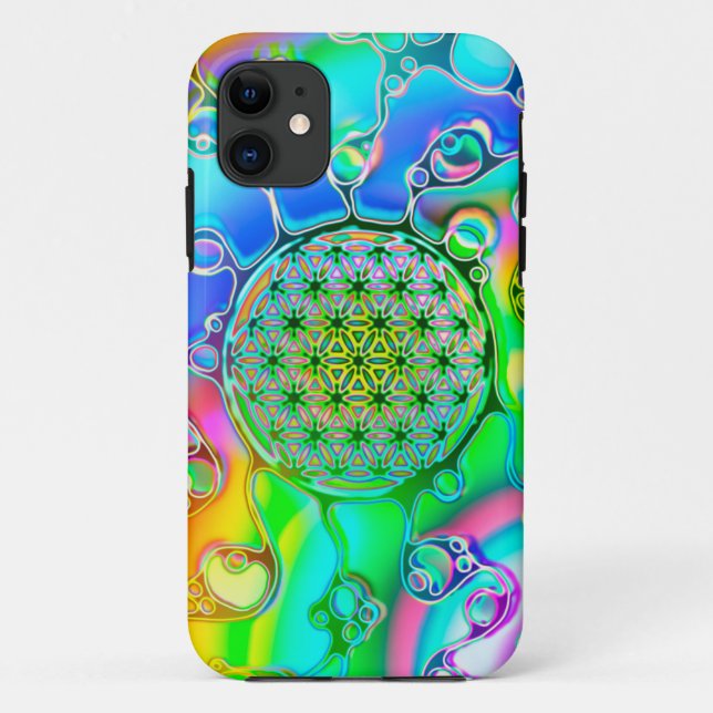 Flower Of Life - Colourfully Ways 1 Case-Mate iPhone Case (Back)