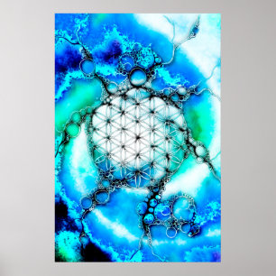 Flower Of Life - Colourfully Ways 2 Poster