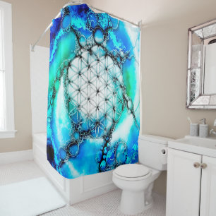 Flower Of Life - Colourfully Ways 2 Shower Curtain