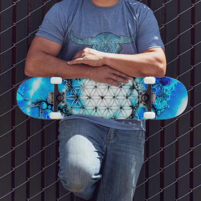 Flower Of Life - Colourfully Ways 2 Skateboard (Outdoor 3)