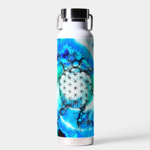 Flower Of Life - Colourfully Ways 2 Water Bottle