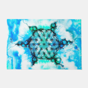 Flower Of Life - Colourfully Ways 3 Doormat
