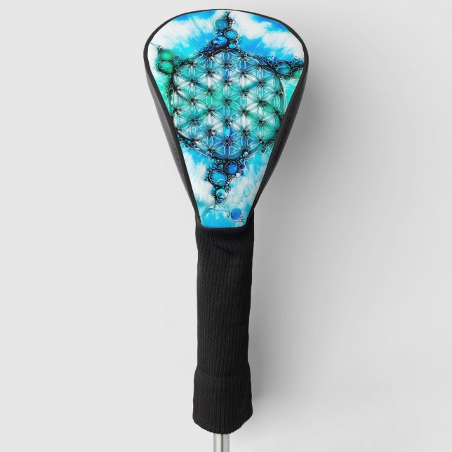 Flower Of Life - Colourfully Ways 3 Golf Head Cover (Front)