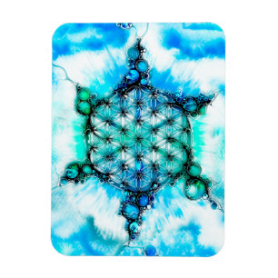 Flower Of Life - Colourfully Ways 3 Magnet
