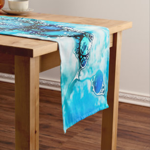 Flower Of Life - Colourfully Ways 3 Short Table Runner