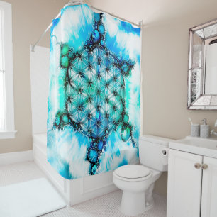 Flower Of Life - Colourfully Ways 3 Shower Curtain