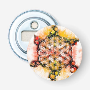 Flower Of Life - Colourfully Ways 4 Bottle Opener