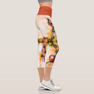 Flower Of Life - Colourfully Ways 4 Capri Leggings