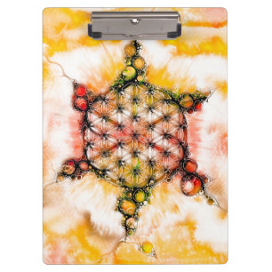 Flower Of Life - Colourfully Ways 4 Clipboard