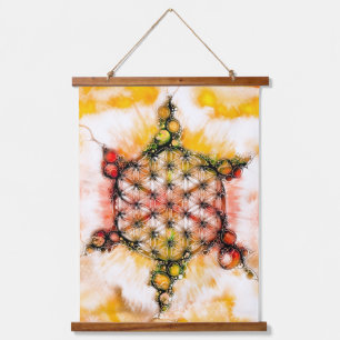 Flower Of Life - Colourfully Ways 4 Hanging Tapestry