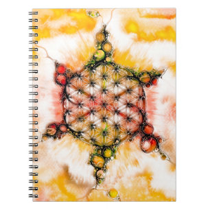 Flower Of Life - Colourfully Ways 4 Notebook