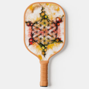Flower Of Life - Colourfully Ways 4 Pickleball Paddle