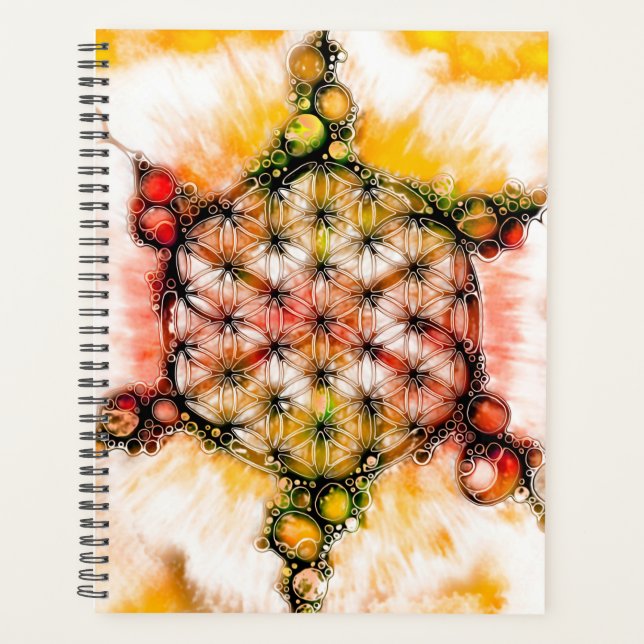 Flower Of Life - Colourfully Ways 4 Planner (Front)