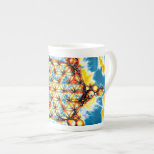 Flower Of Life - Colourfully Ways 5 Bone China Mug