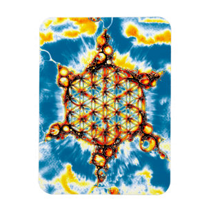 Flower Of Life - Colourfully Ways 5 Magnet