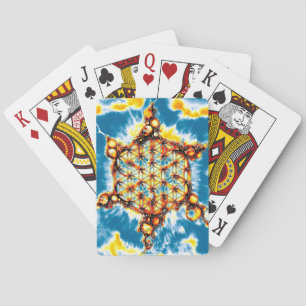Flower Of Life - Colourfully Ways 5 Playing Cards