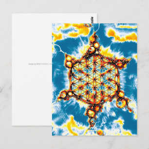 Flower Of Life - Colourfully Ways 5 Postcard