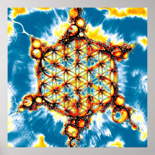 Flower Of Life - Colourfully Ways 5 Poster