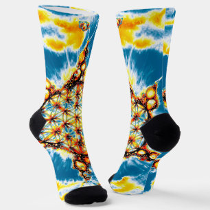 Flower Of Life - Colourfully Ways 5 Socks