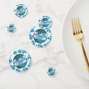 Flower of life confetti