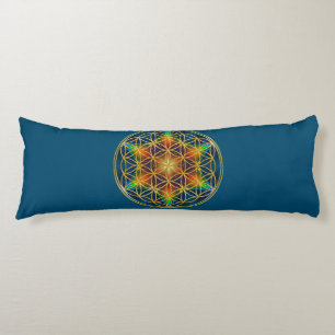FLOWER OF LIFE - Fractal Blossom 1 Body Cushion