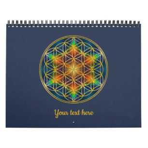 FLOWER OF LIFE - Fractal Blossom 1 Calendar