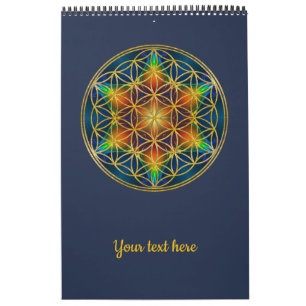 FLOWER OF LIFE - Fractal Blossom 1 Calendar